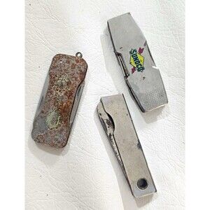 Sunoco Stainless Steel Multi-Tool Knife w/ Scissors File Bottle Opener lot of 3